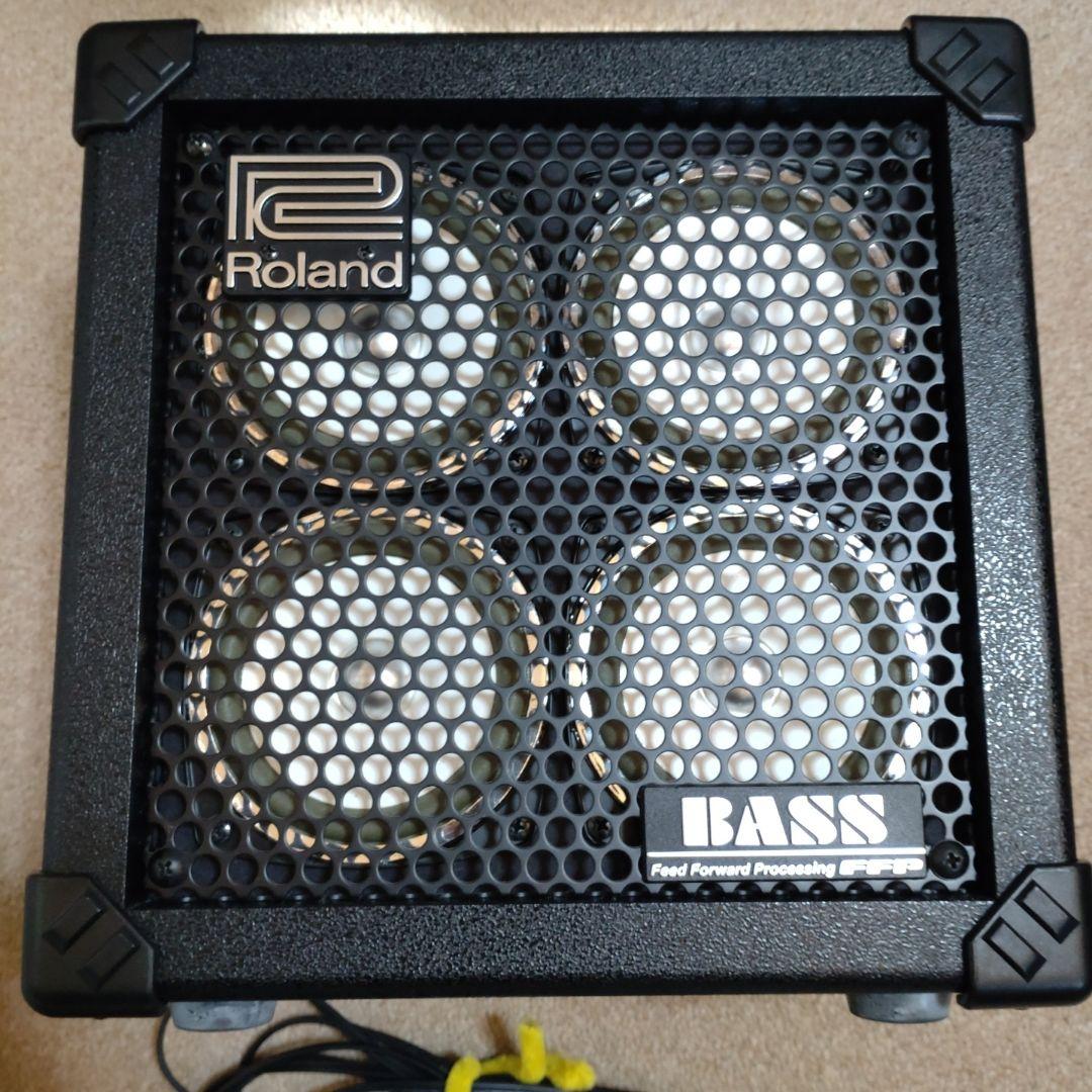 ROLAND MICRO CUBE BASS RX ベースアンプ アダプター付き