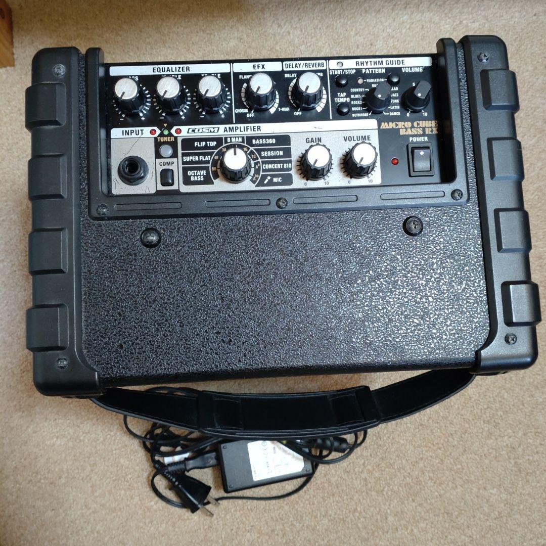 ROLAND MICRO CUBE BASS RX ベースアンプ アダプター付き