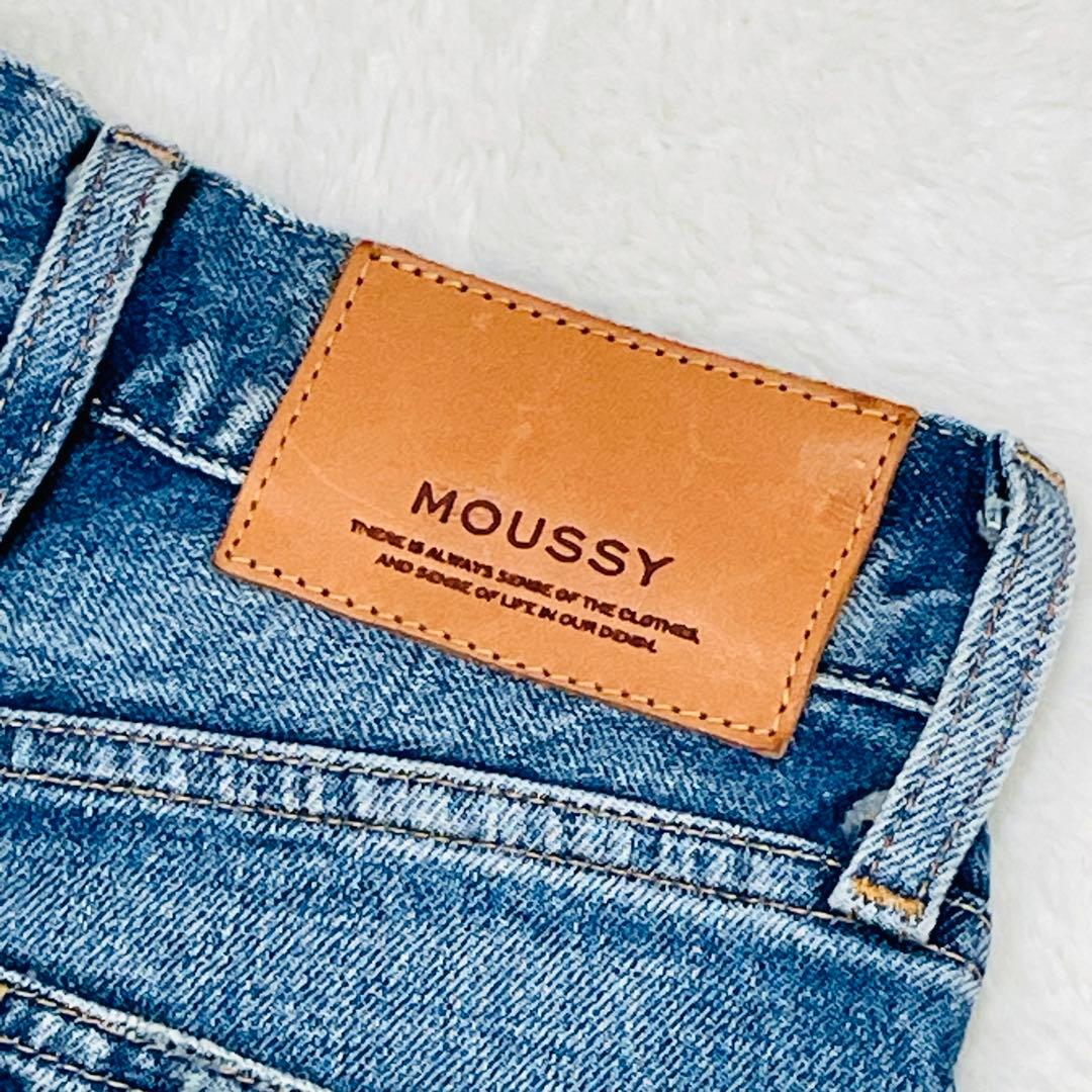 極美品　マウジー MOUSSY フレア デニムパンツ MVS 22