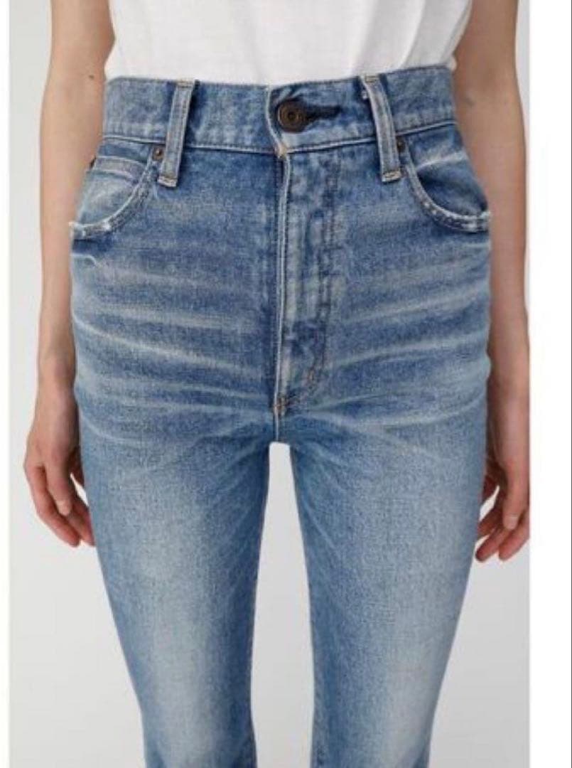 極美品　マウジー MOUSSY フレア デニムパンツ MVS 22