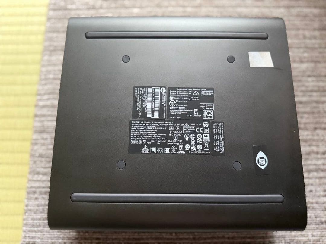 ワークステーション HP Z2 Mini G9 Workstation MEM:64GB