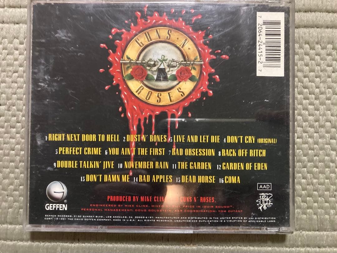 Guns N' Roses（ガンズアンドローゼズ）CD8枚