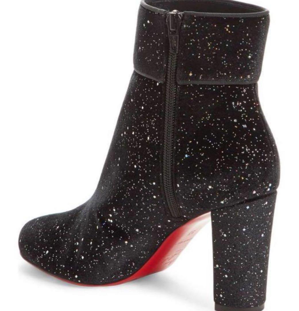 ChristianLouboutin限定 ギャラクシア♡ベルベットショートブーツ