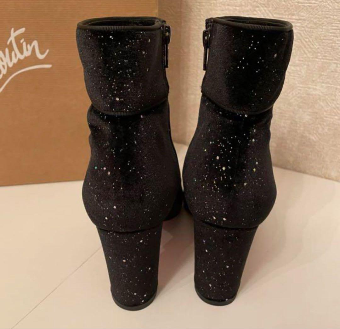 ChristianLouboutin限定 ギャラクシア♡ベルベットショートブーツ