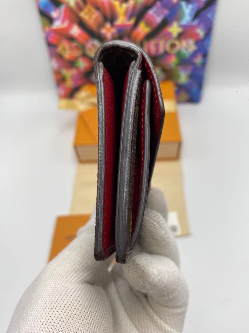 美品‼️ルイヴィトン　二つ折り財布　ポルトフォイユヴィクトリーヌ　モノグラム
