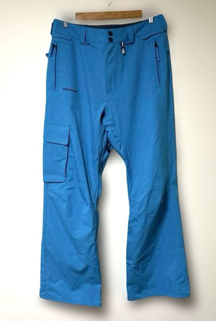 人気美品❗️ VOLCOM ボルコム　スノーボードパンツ　ブルー　メンズ　Mサイズ