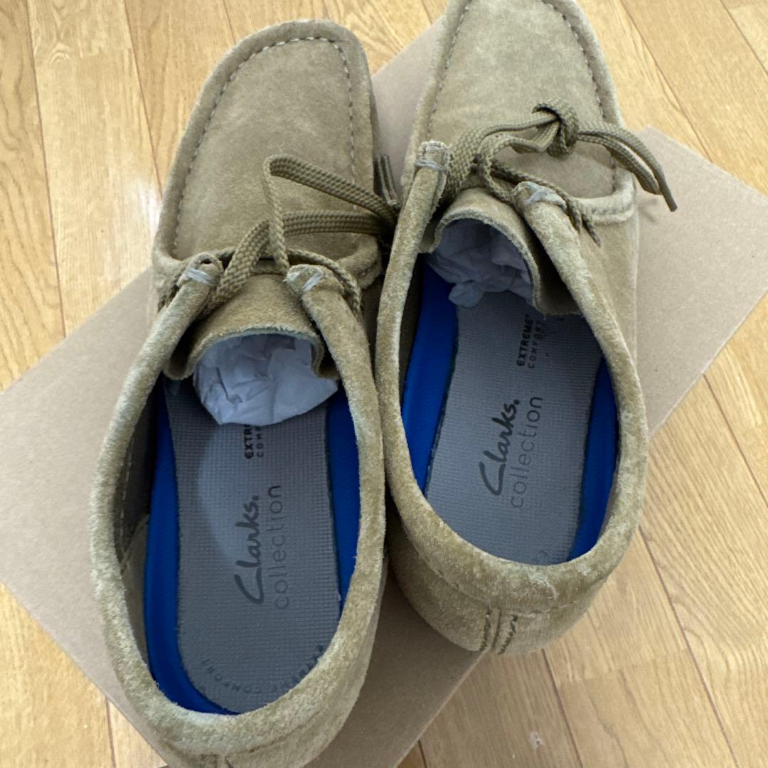 【美品】Clarks Collection ベージュモカシン 26.5cm