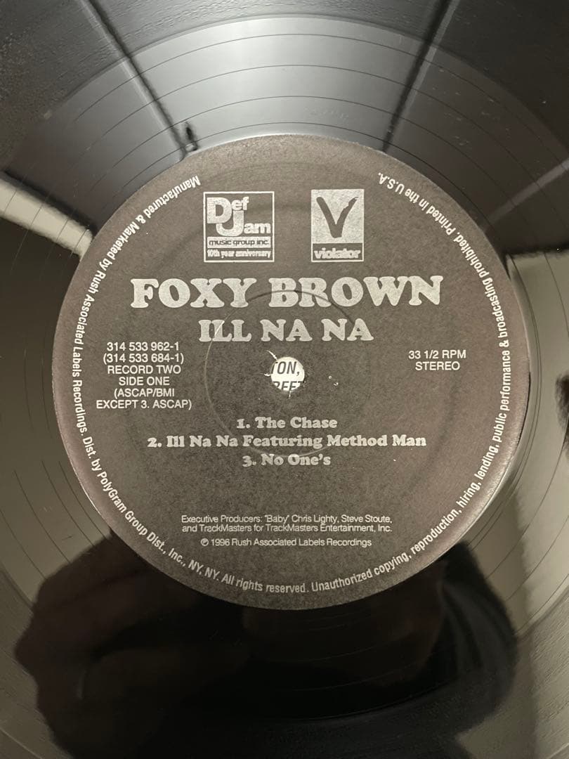 【美品】FOXY BROWN / ILL NA NA 2LPアルバムレコード
