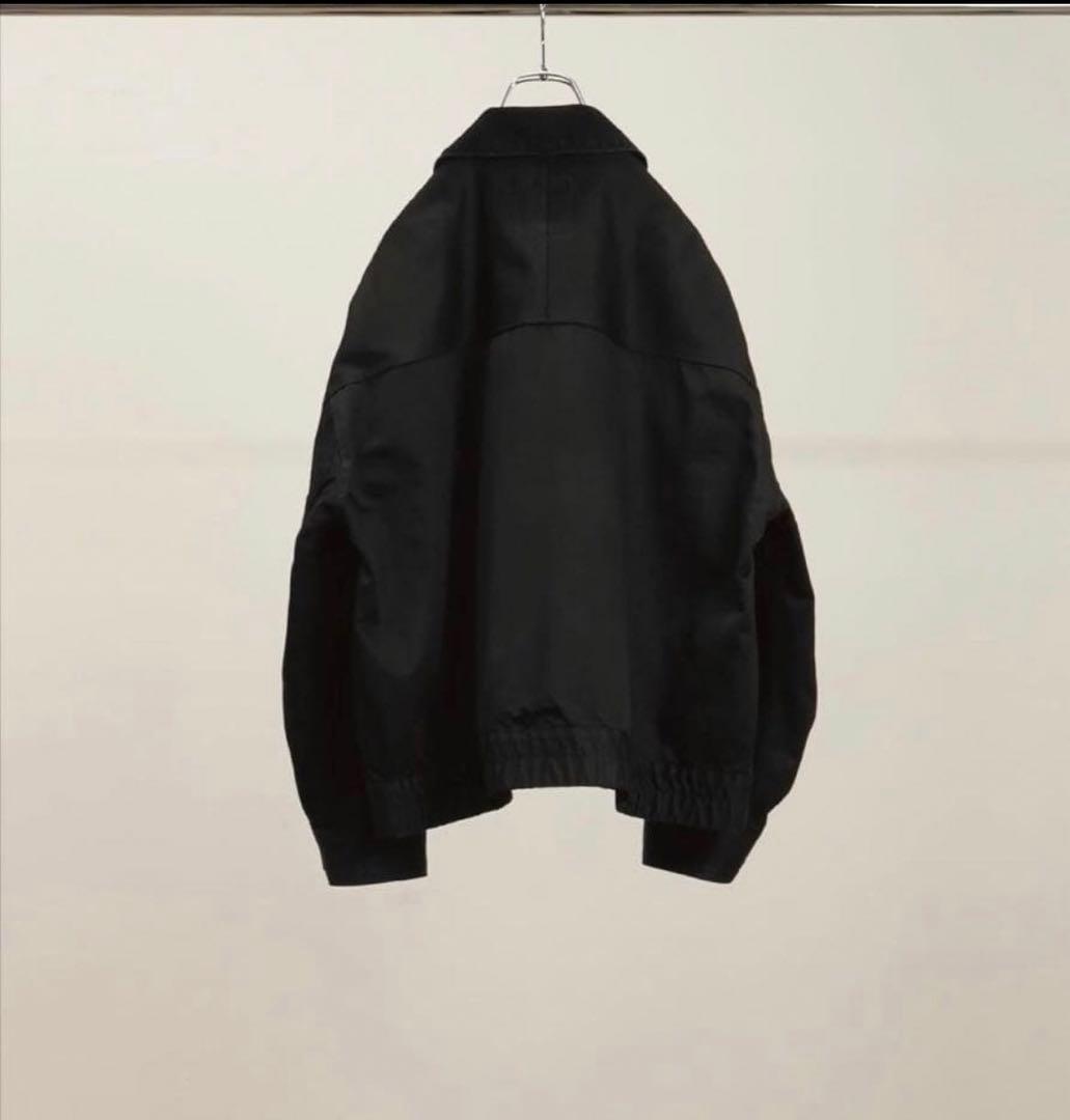 【新品】ANCELLM ZIP BLOUSON BLACK size 1