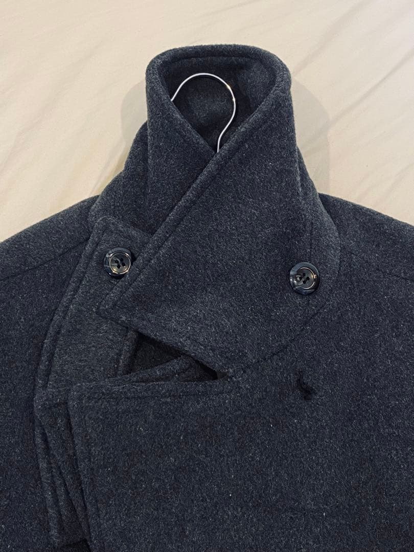 Acka. ロングコート/Stand collar basic coat