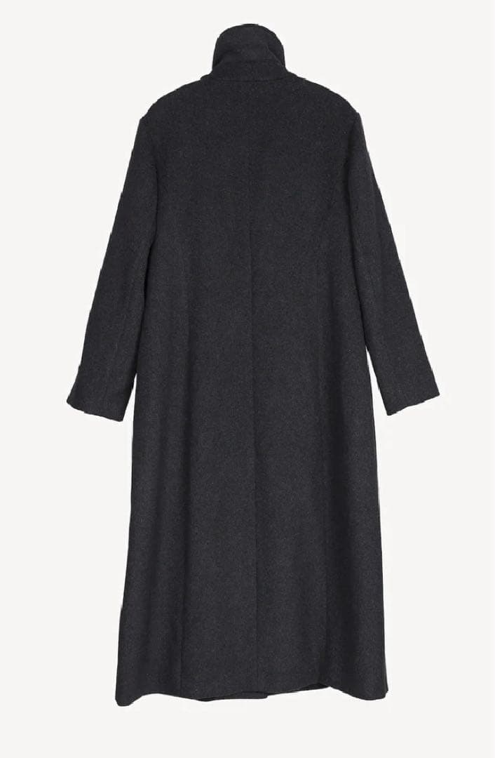 Acka. ロングコート/Stand collar basic coat