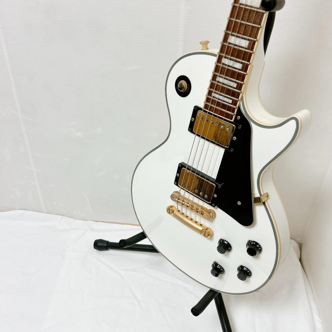 美品 Burny バーニー レスポールカスタム SRLC-55 白 ホワイト