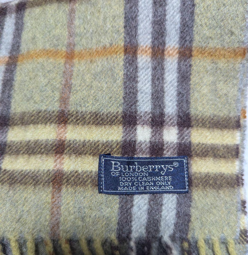 美品　Burberry カシミヤ100%　ノバチェック　マフラー