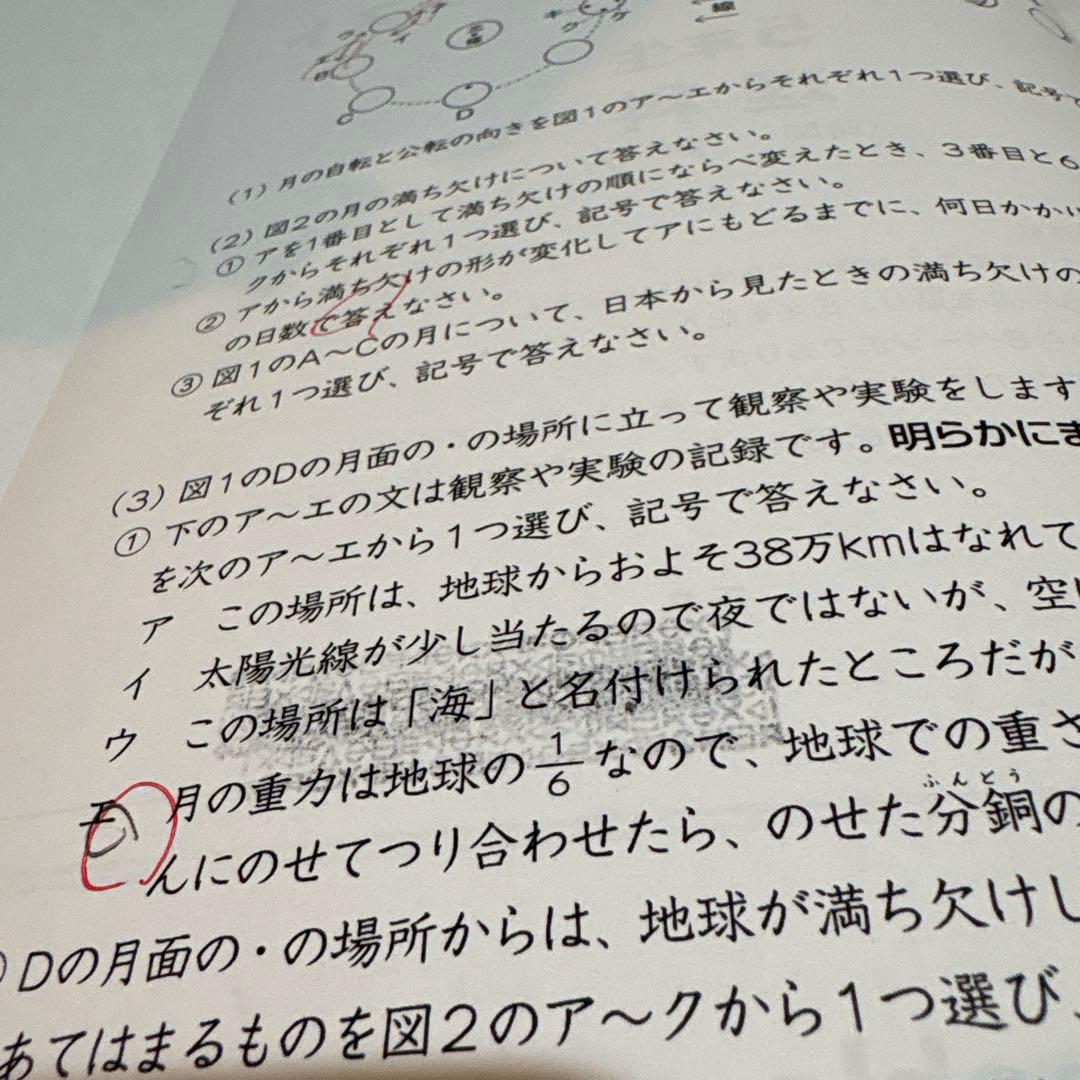 Gnoble グノーブル 実力確認テスト 5年生 4.5.6月度 中学受験