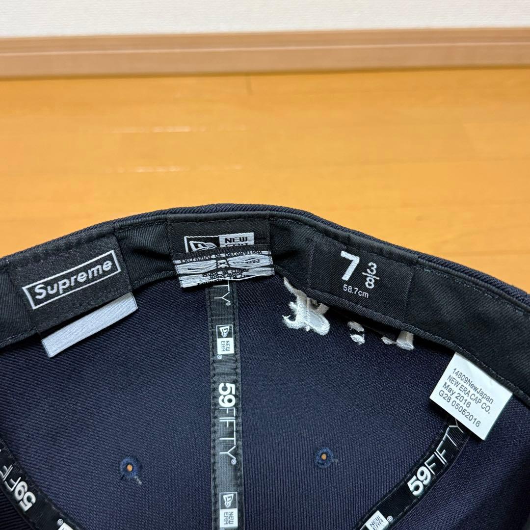 未使用 Supreme R.I.P. New Era ネイビー 16aw