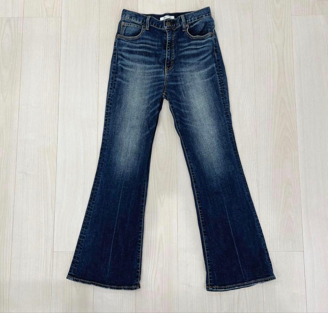 MOUSSY MVS D/BLU FLAREデニム 27インチ
