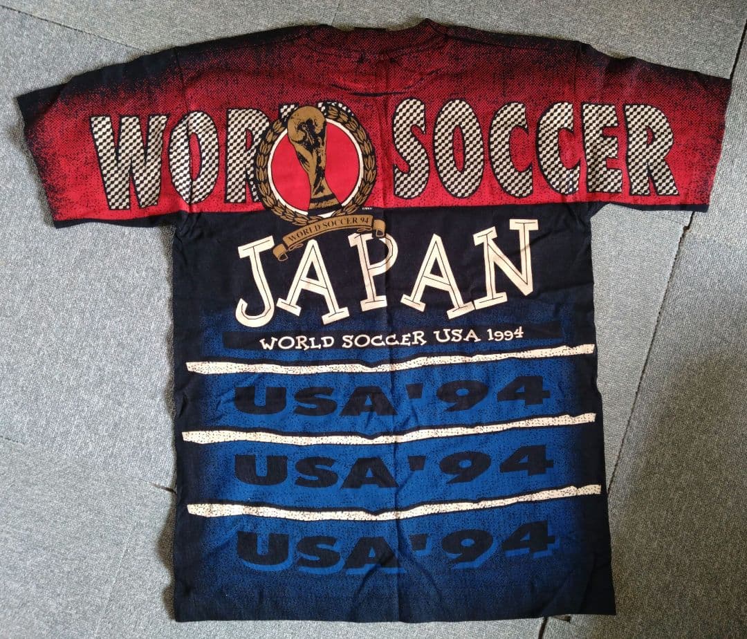 WORLDCUP 1994 Tシャツ ワールドカップ 総柄プリント 90s