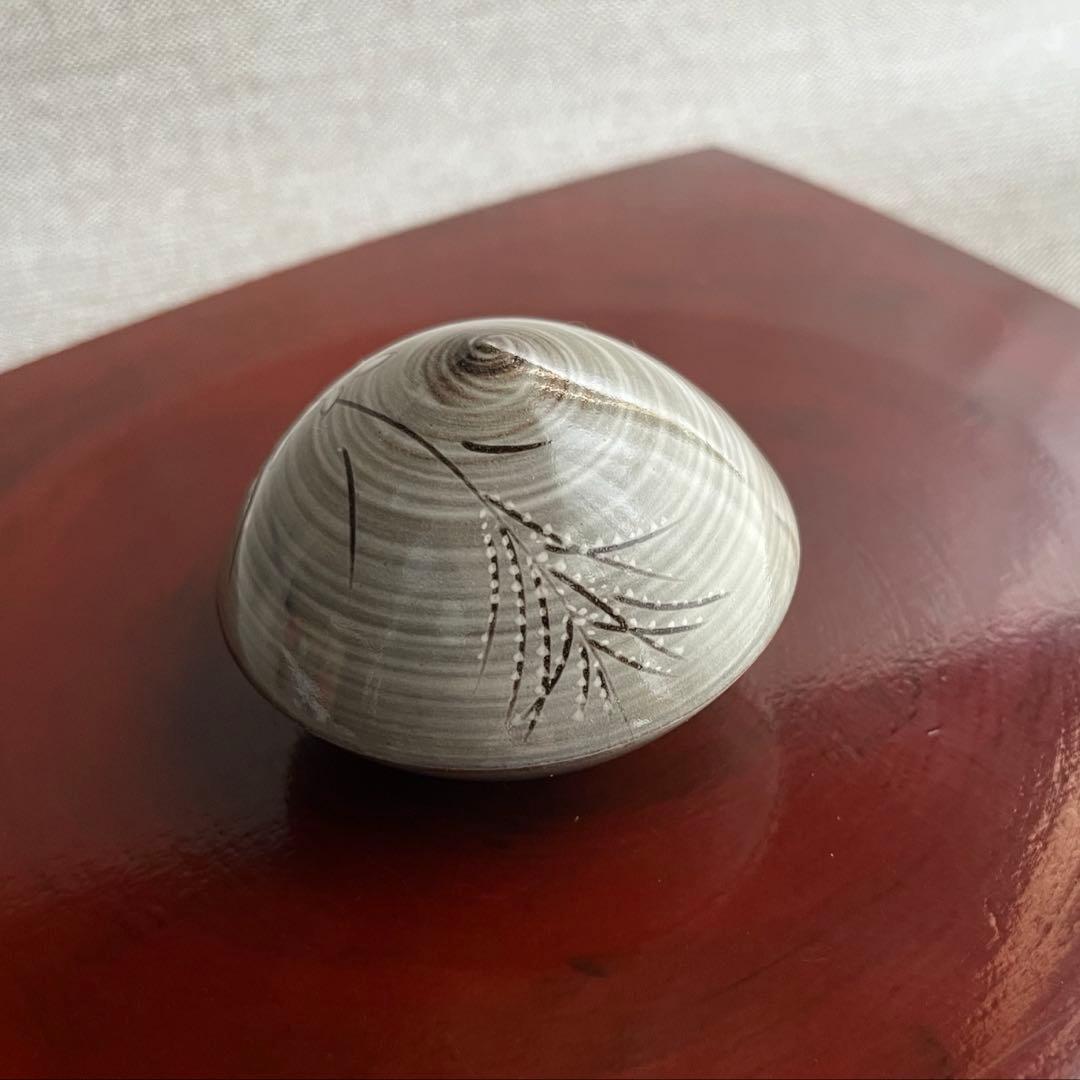 豊瑞軒 十三代横石臥牛 現川焼　臥牛窯 香合