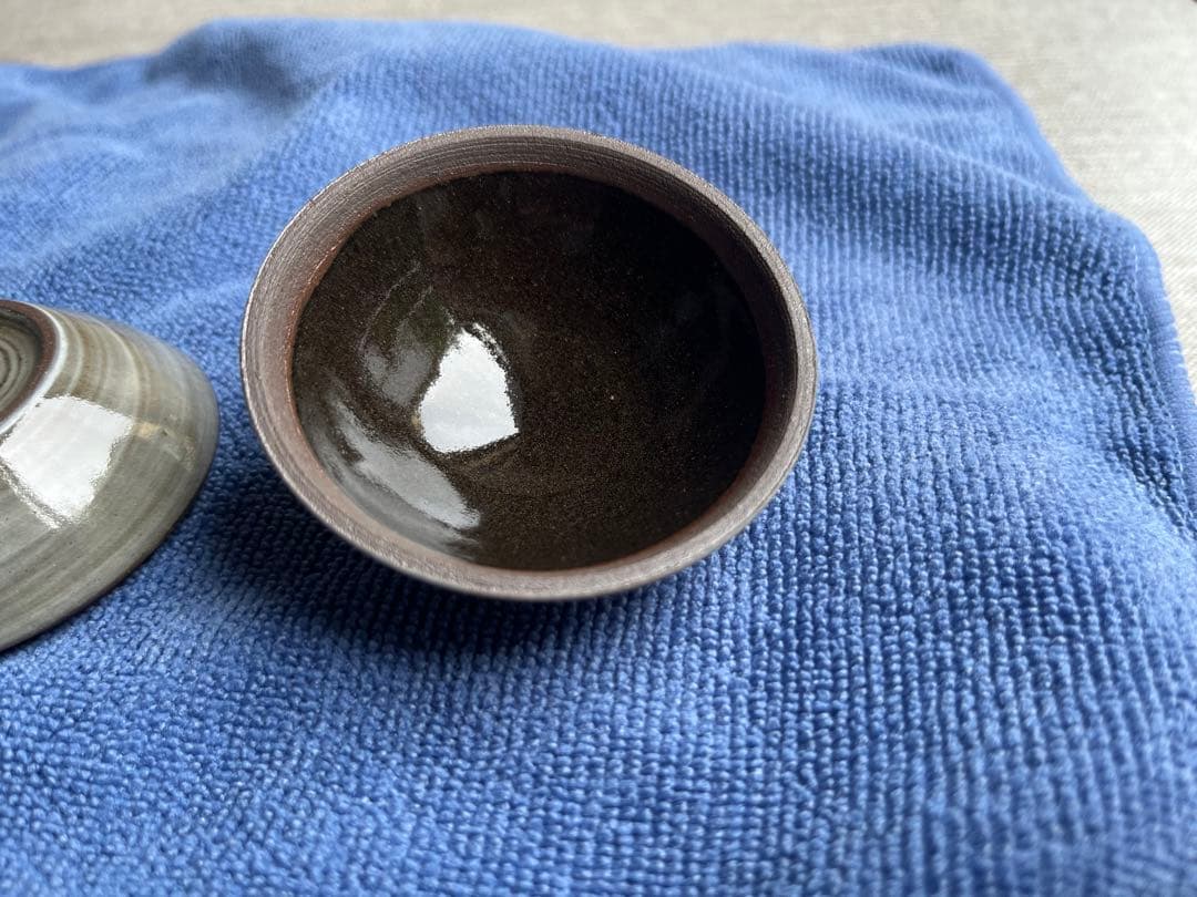 豊瑞軒 十三代横石臥牛 現川焼　臥牛窯 香合