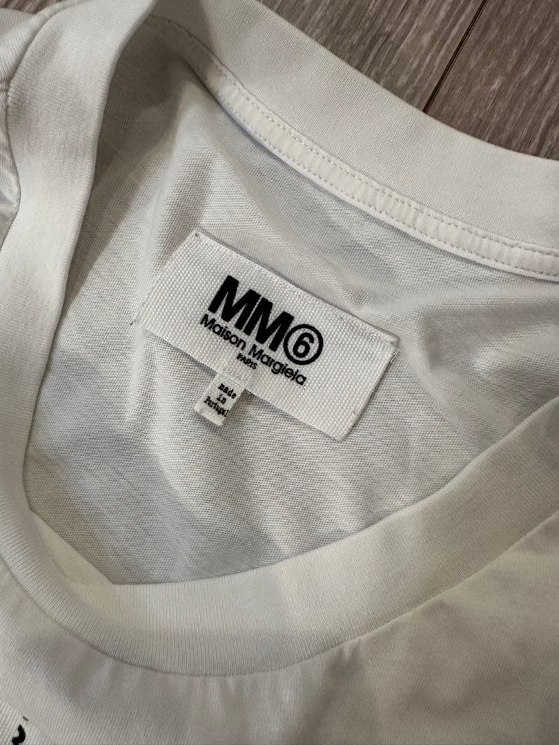 MM6 Maison Margiela ホワイト Tシャツ Mサイズ