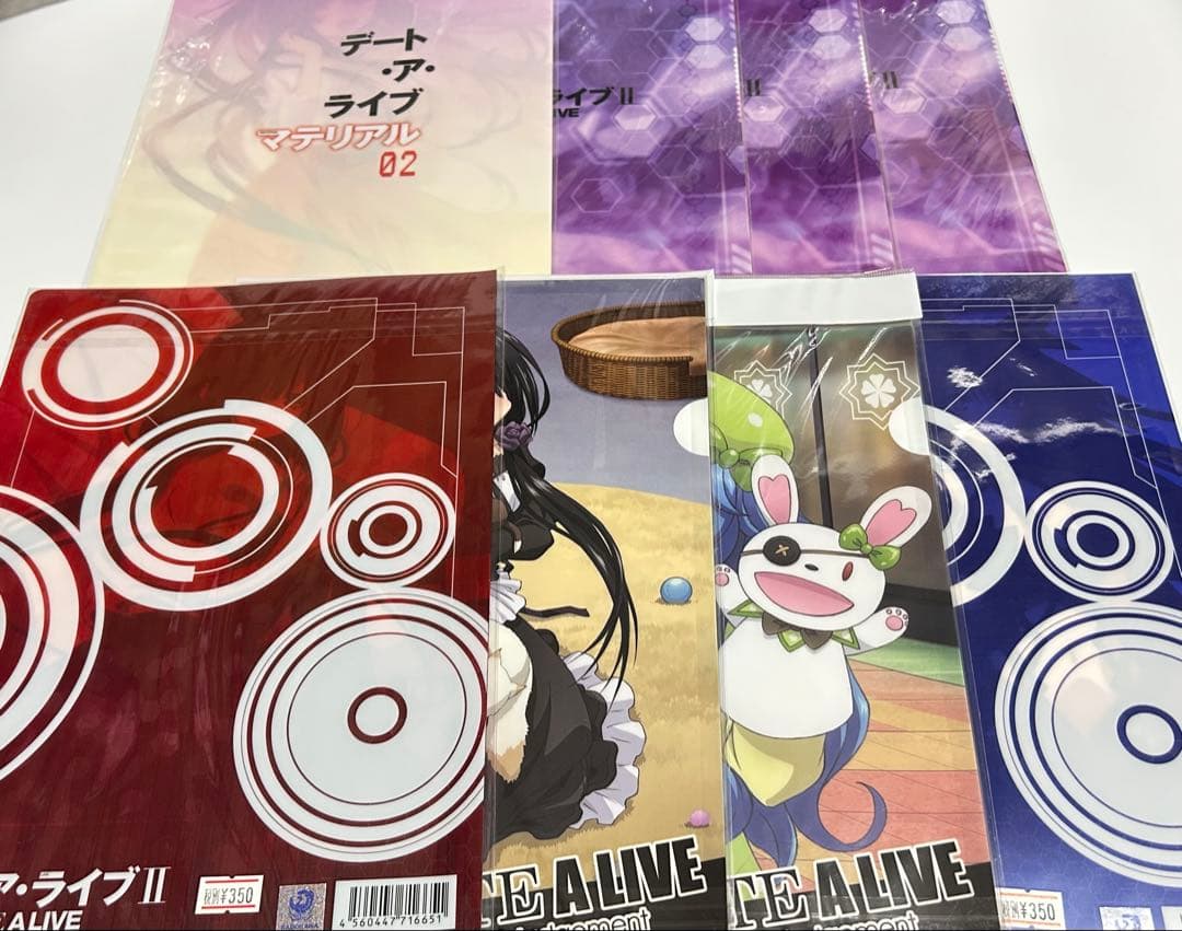デート・ア・ライブ クリアファイル まとめ売り