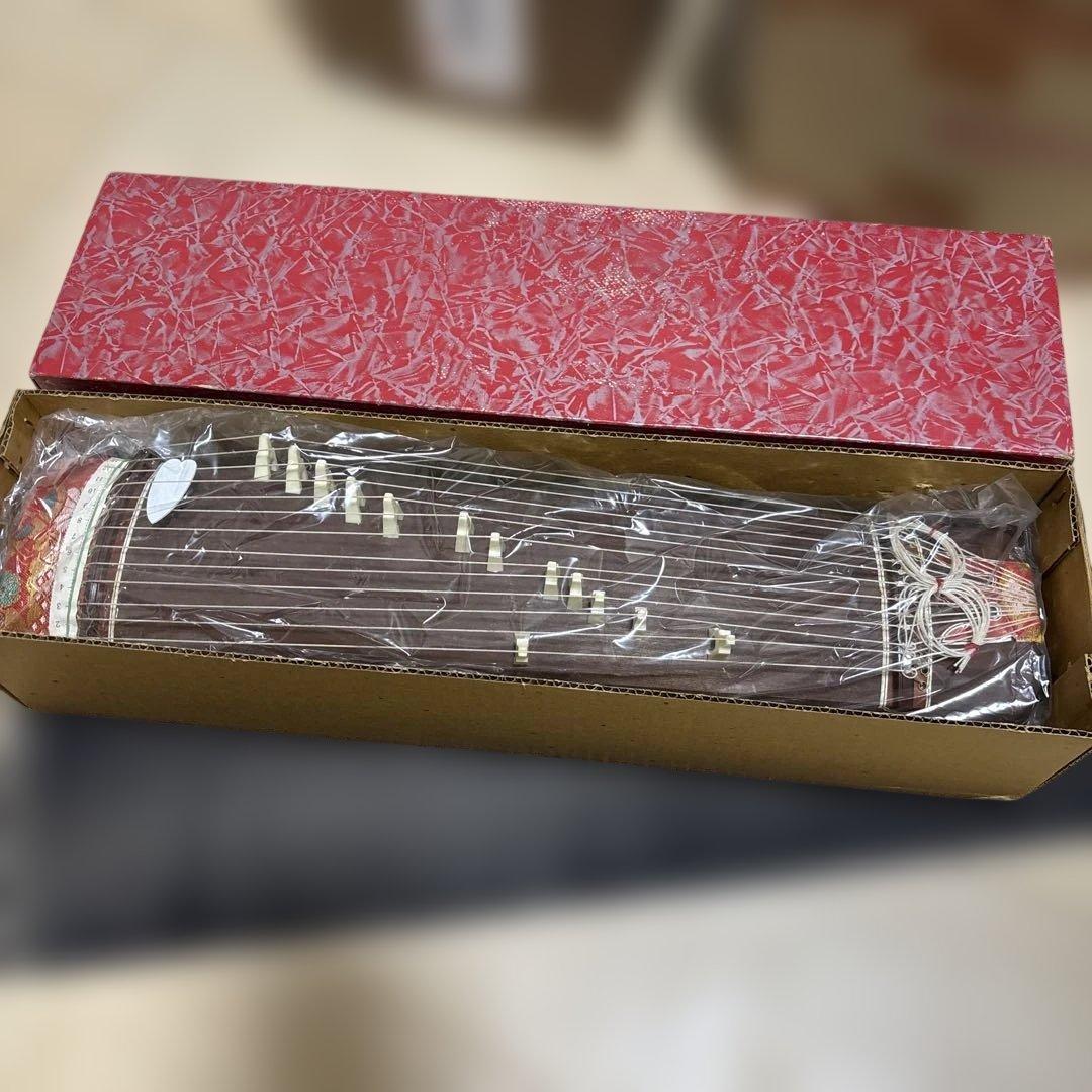 ☆ミニお琴☆箱付　 全長42cm 琴　箏 和楽器 十三弦　13弦