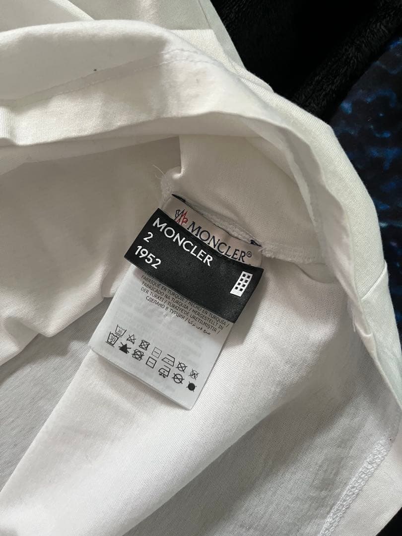MONCLER Tシャツ ホワイト サイズ2