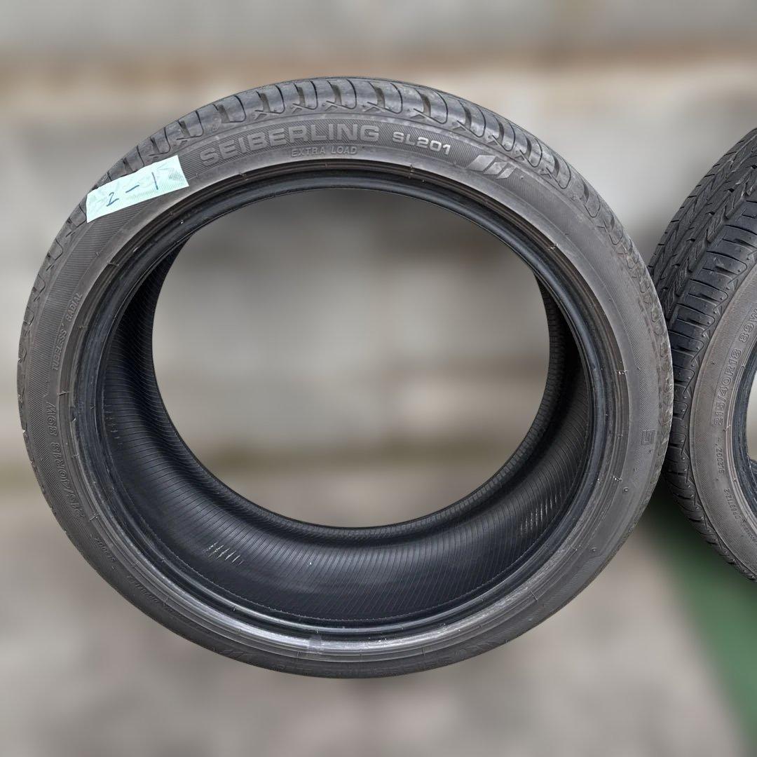 SEIBERLNG 215/40R18 2本　22年製　中古品　2