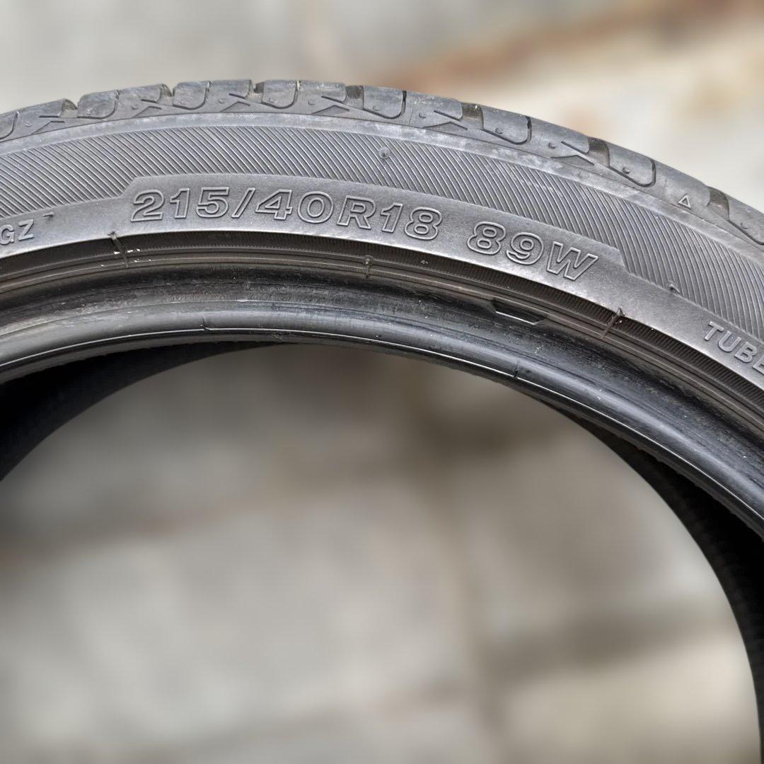 SEIBERLNG 215/40R18 2本　22年製　中古品　2