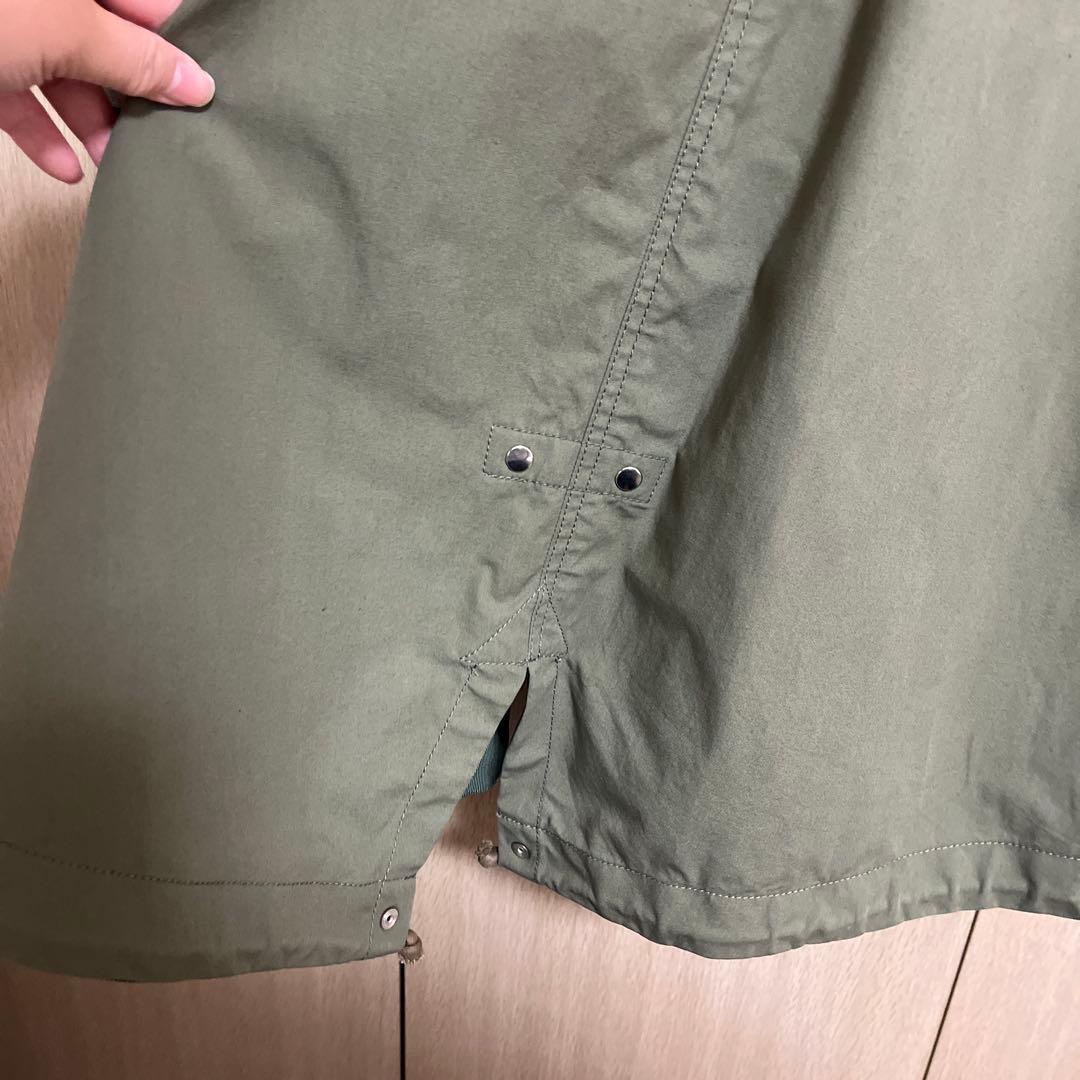 sacai デニムモッズコート フード付き