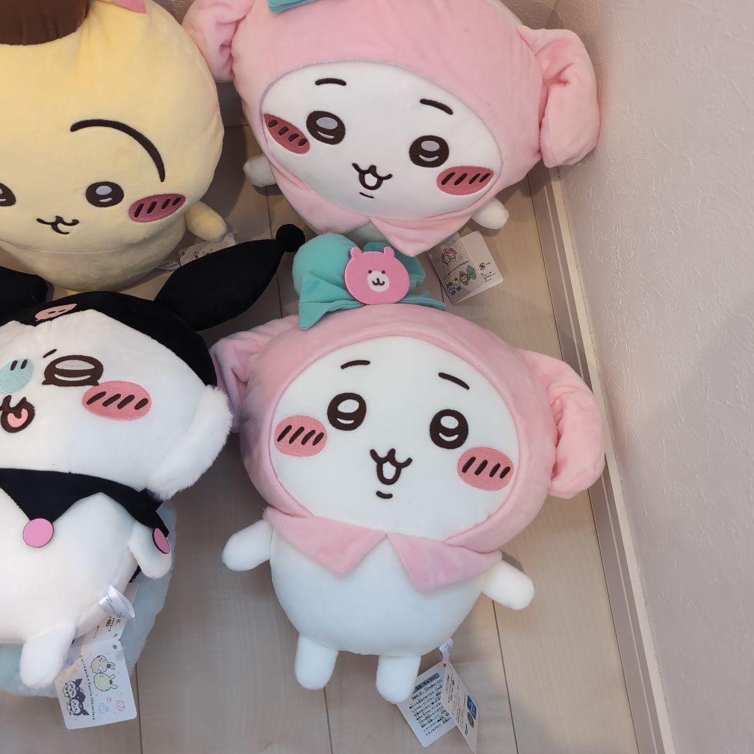 ちいかわ　サンリオキャラクターズ　BIGぬいぐるみ　6体セット