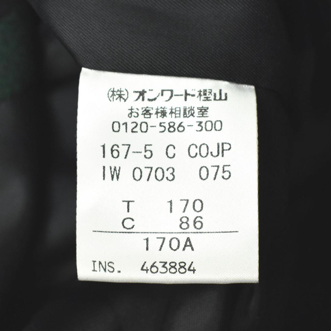 マシュマロ ジェイプレス ダッフル コート 170 ネイビー x チェック