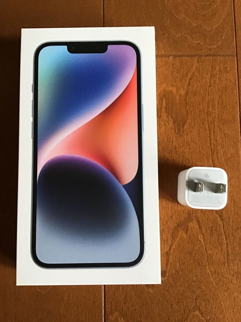 【美品】iPhone14 128GB ブルー　MPVJ3J/A SIMフリー
