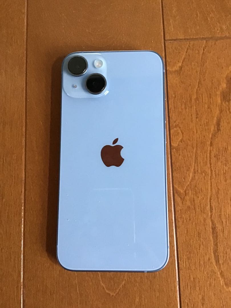 【美品】iPhone14 128GB ブルー　MPVJ3J/A SIMフリー