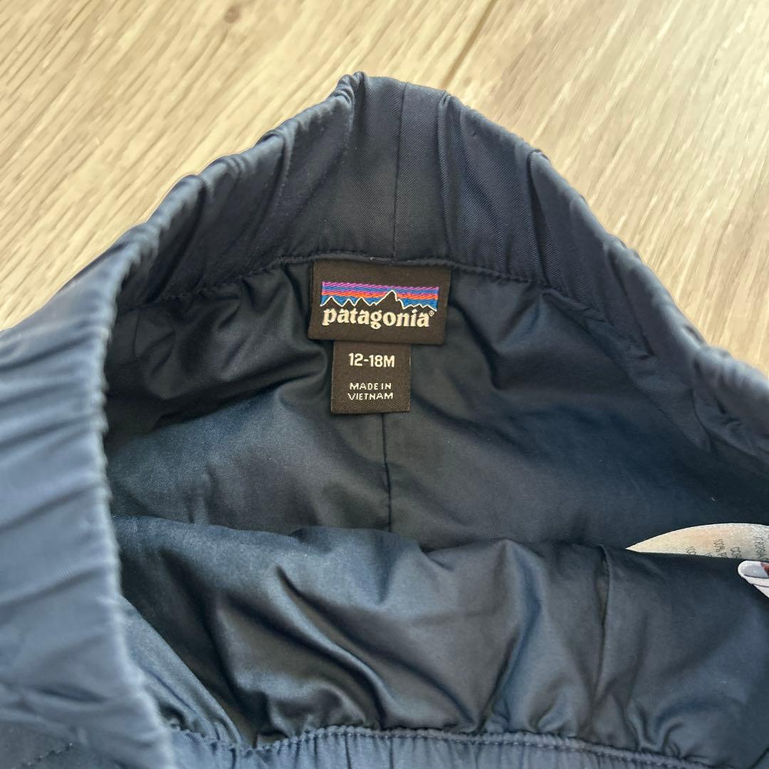 patagonia キルテッド・パフ・ジャケット ジョガーズ12-18M