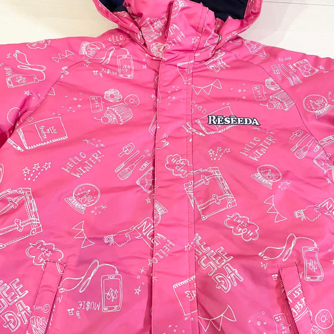 新品　RESEEDA スキーウェア　150㎝ 上下セット　スノボーウェア　女の子