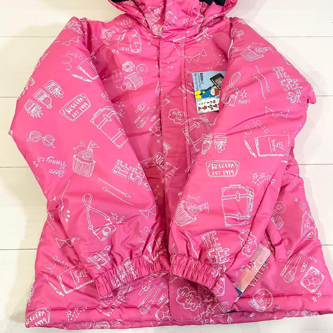 新品　RESEEDA スキーウェア　150㎝ 上下セット　スノボーウェア　女の子