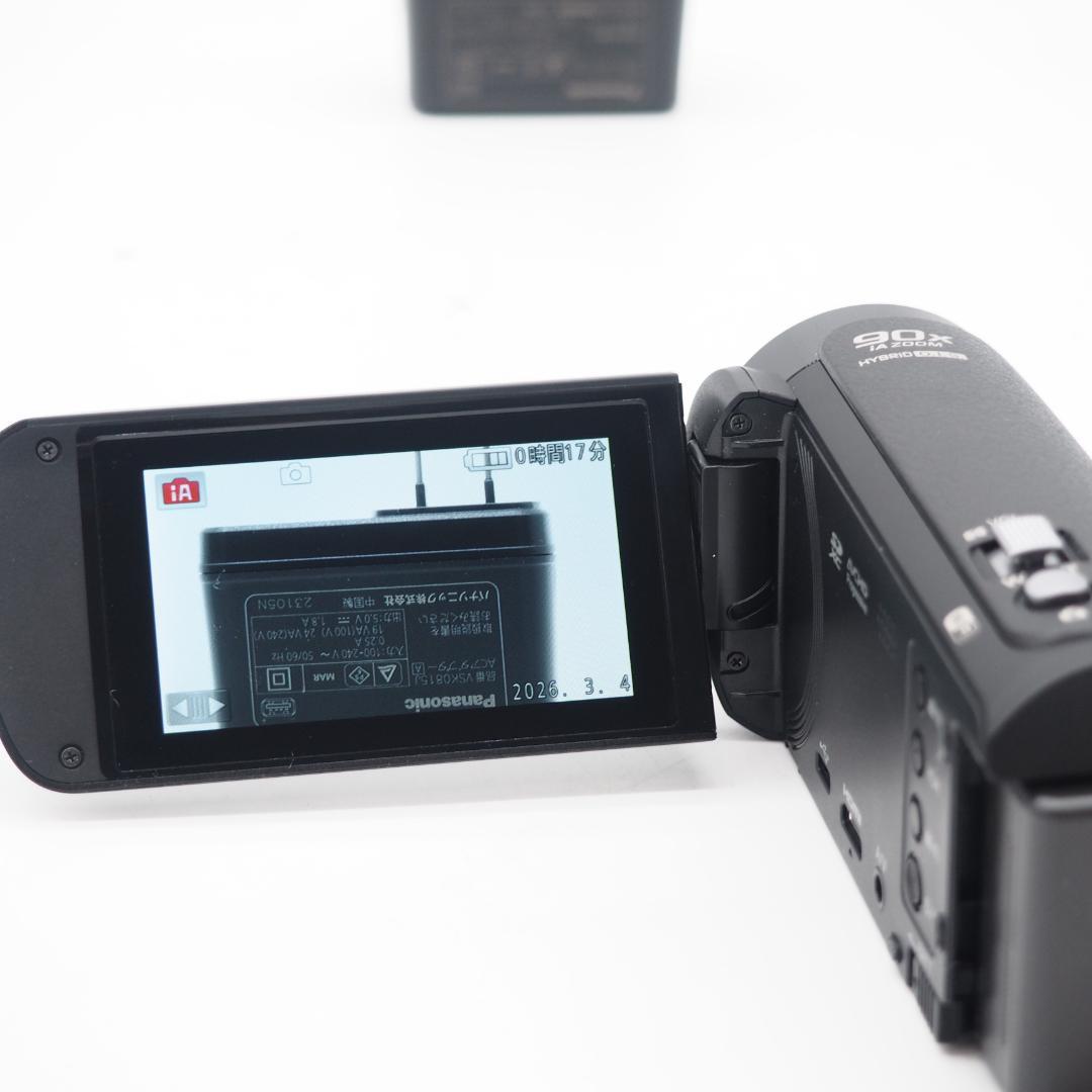 Panasonic HDビデオカメラ 内蔵メモリー64GB HC-V495M-K