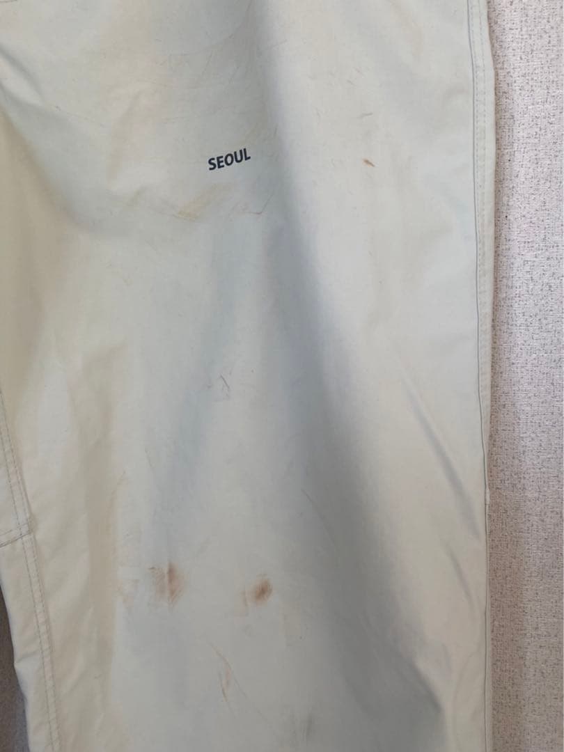 スノーボード qmile 3L TRAING JOGGER PANTS LIGHT IVORY