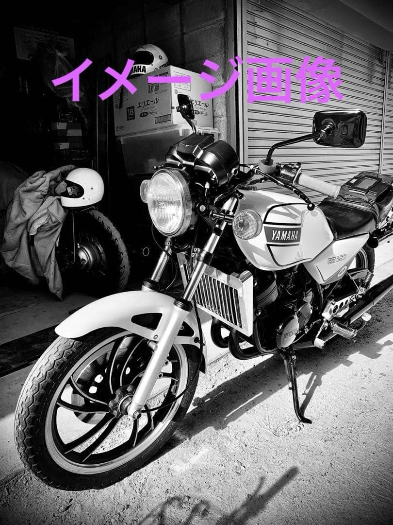 ヤマハRZ250ハリケーン風ラジエターカバー