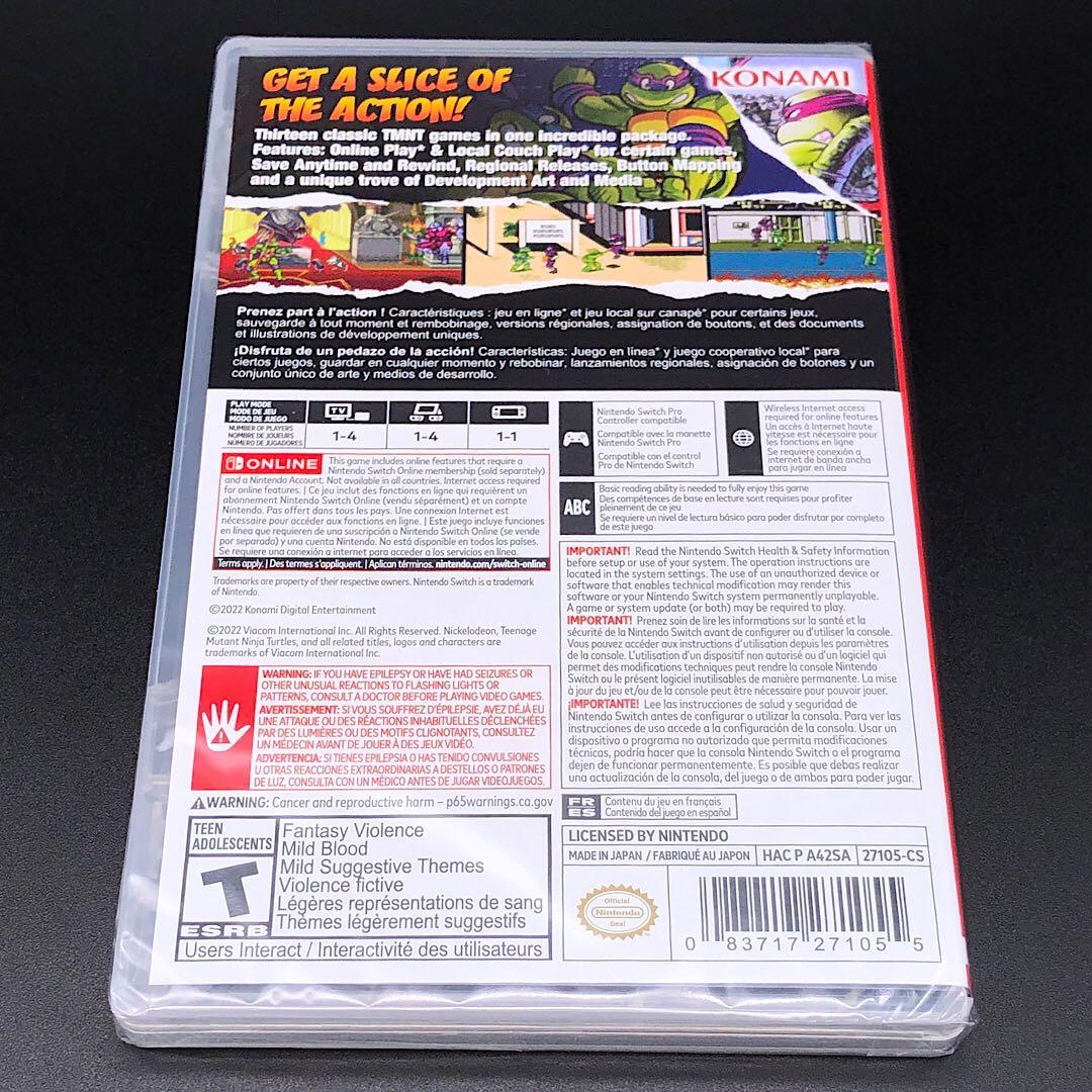 ミュータント ニンジャ タートルズ カワバンガコレクション switch