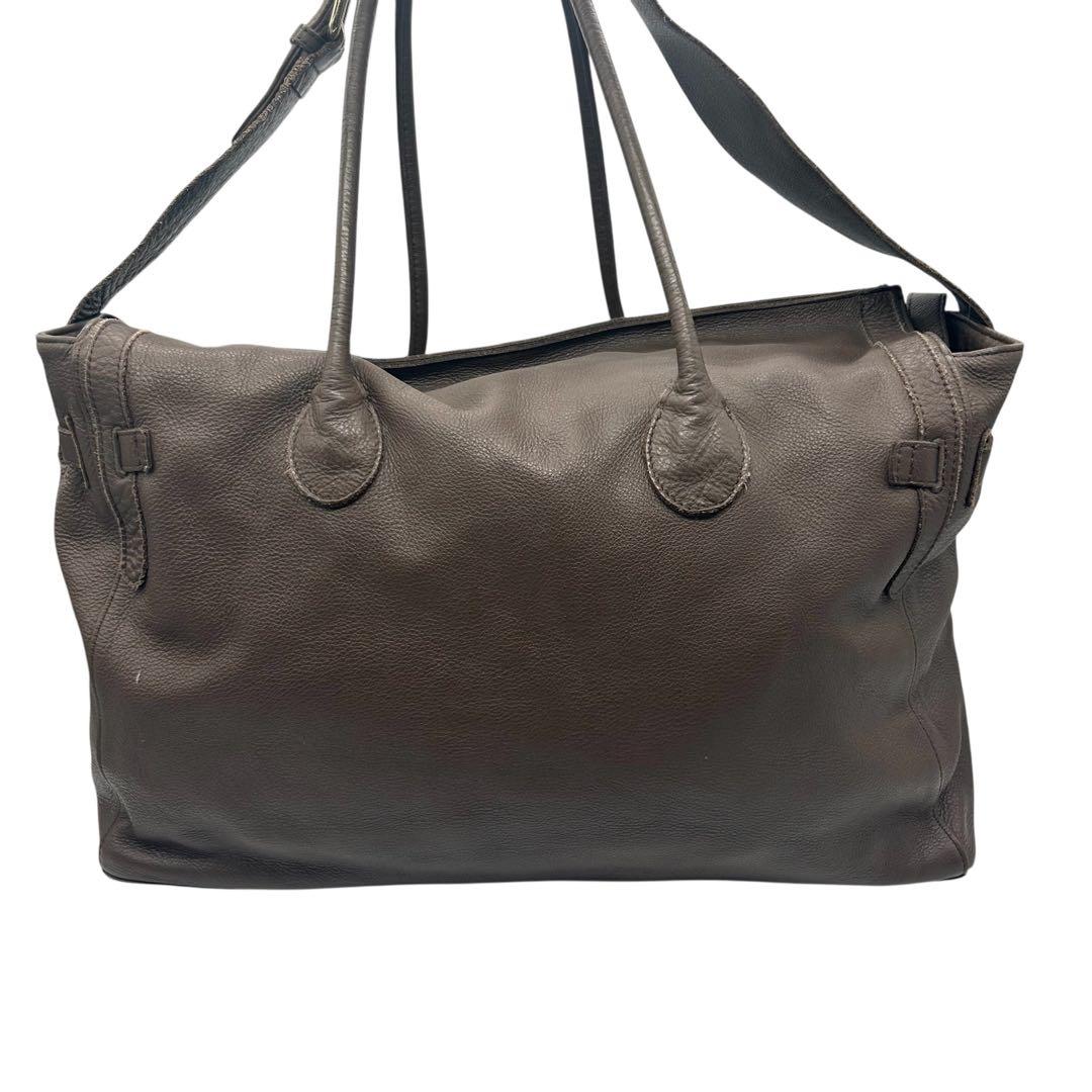 良品 2198 LORINZA ボストンバッグ 2way ターンロック レザー