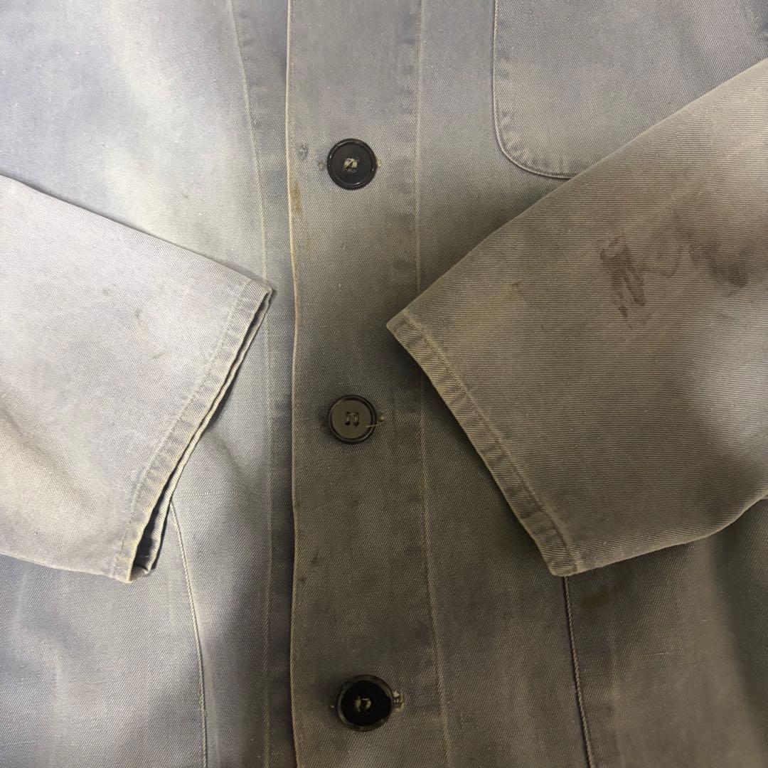 60s EURO VINTAGE フレンチワークジャケット　ショート丈