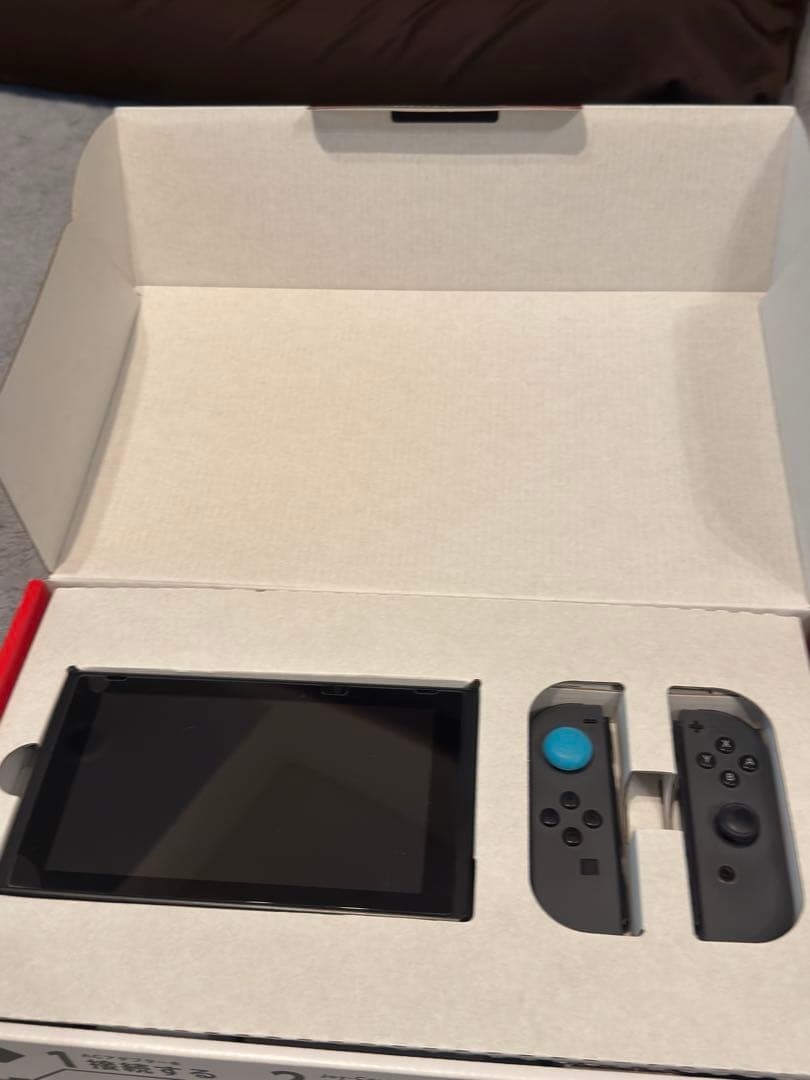 美品！Switch 本体 グレー おまけ多数