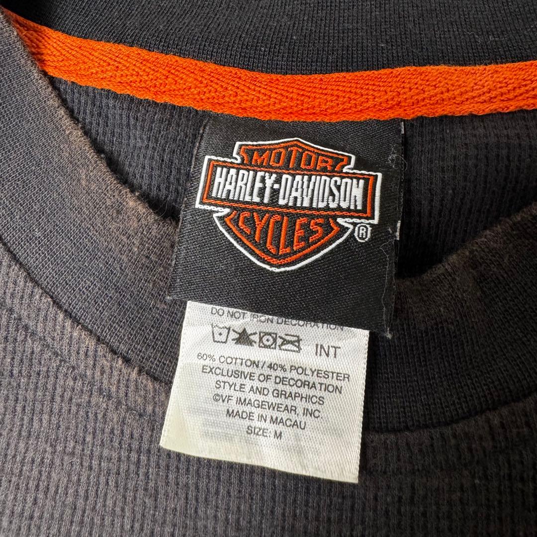 【グッドフェード】 HARLEY-DAVIDSON 刺繍 サーマル ノースリーブ