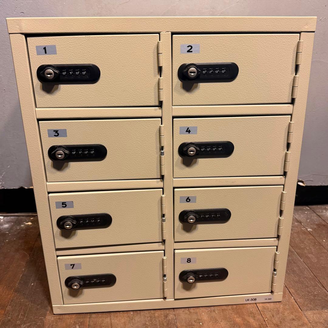 k*i様 EIKO エーコー LK-308 貴重品保管庫 金庫 ロッカー 8人用