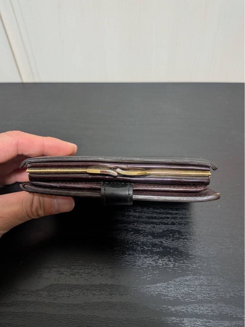 ルイヴィトン⭐︎ヴェルニ 二つ折り財布 ブラック※リカラー済・刻印MTあり