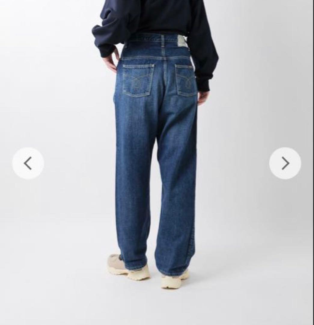 美品 orslow オアスロウ ハイウエストデニムパンツ