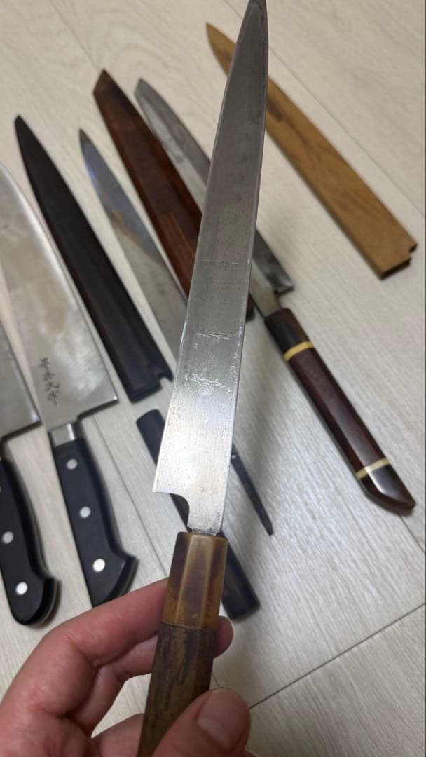 包丁 6本セット 芦博志 天味寿楽 池田正行作 牛刀 柳刃 刺身包丁 本焼