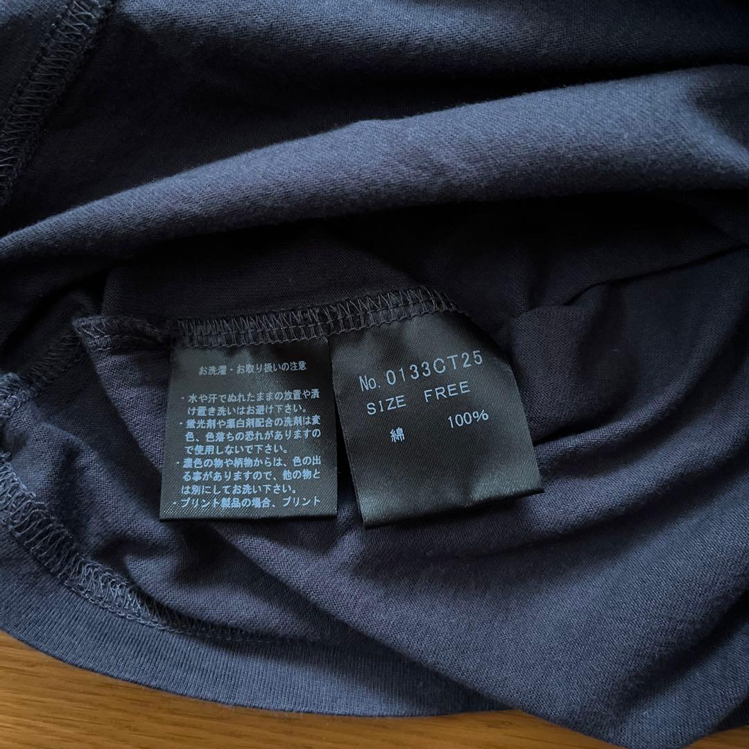 ヒステリックグラマー ネイビー Tシャツ フリーサイズ
